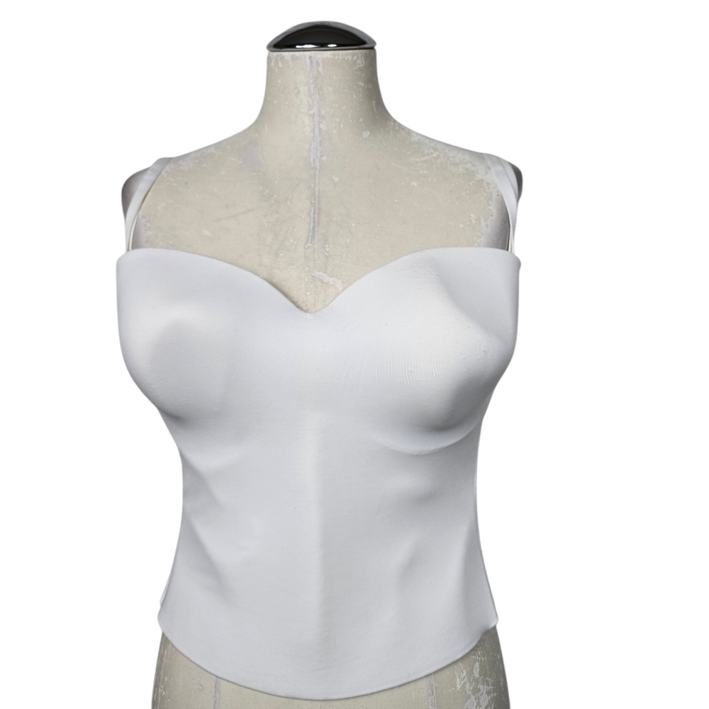 Gillian & O'Malley White Sweetheart Ultimate Shapewear 38D
